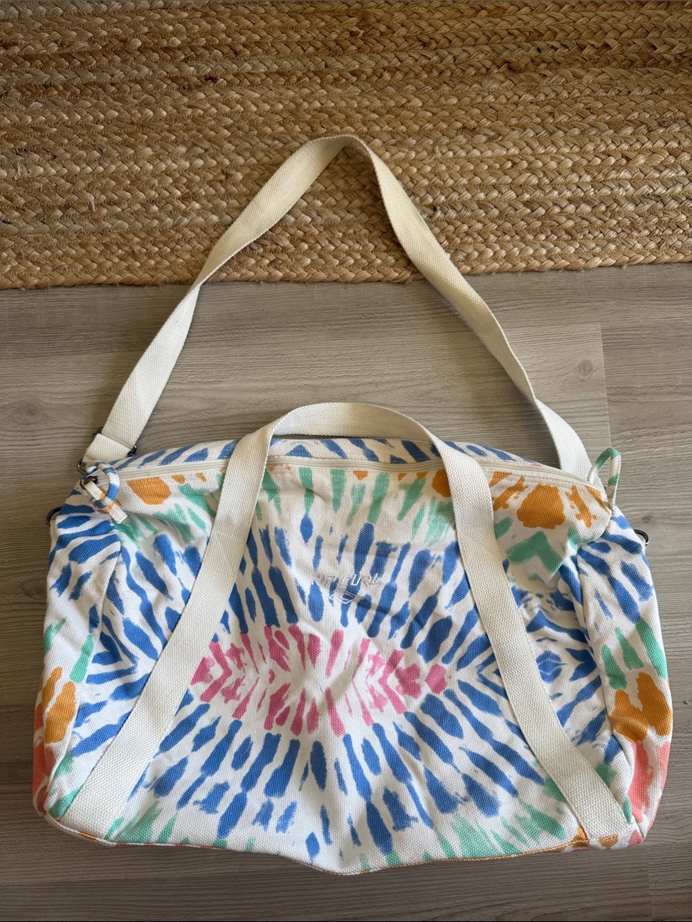 Ripcurl Canvas Tie-Dye Weekender Bag - Multicolor